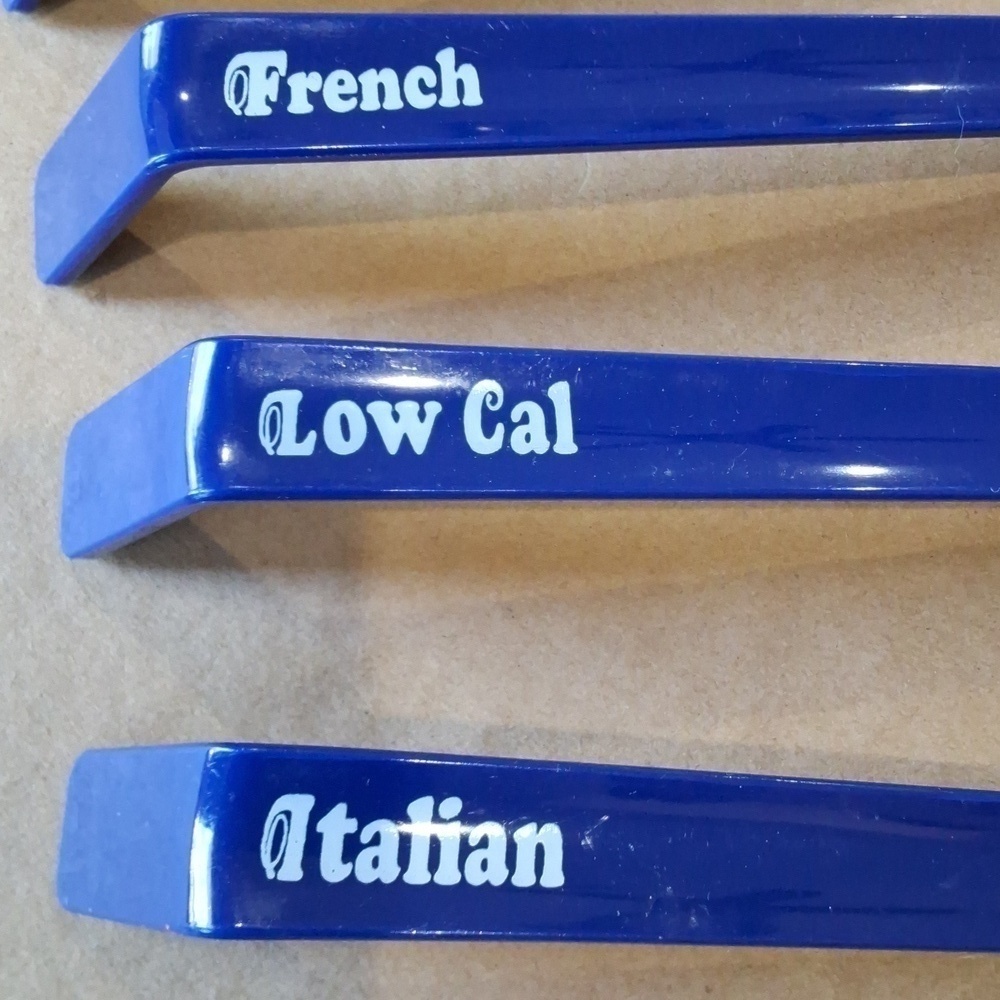 Cambro 6 Royal blue salad dressing scoop ladel 10 inches - Picture 4 of 8